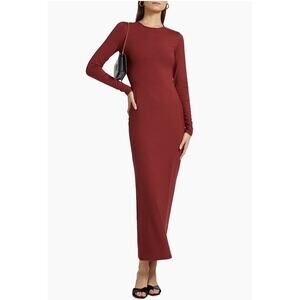 Reformation Burgundy Maxi Dress